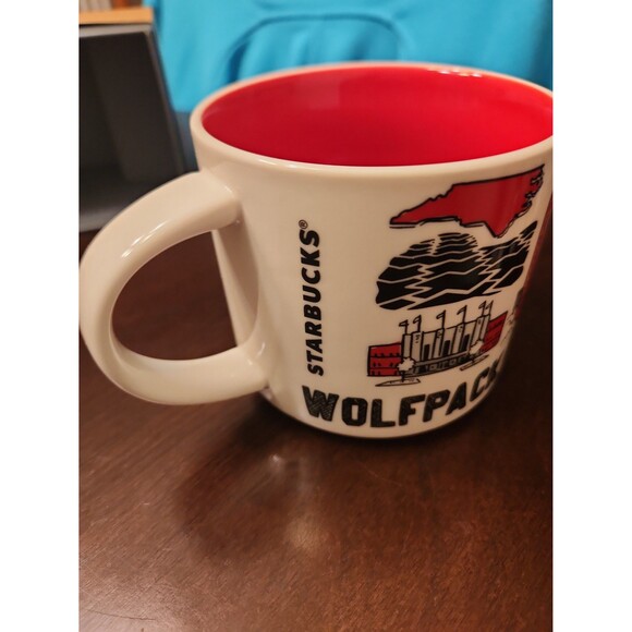 Starbucks "Been There" Series Campus Collection Mug NC State Wolfpack NIB - Picture 6 of 10